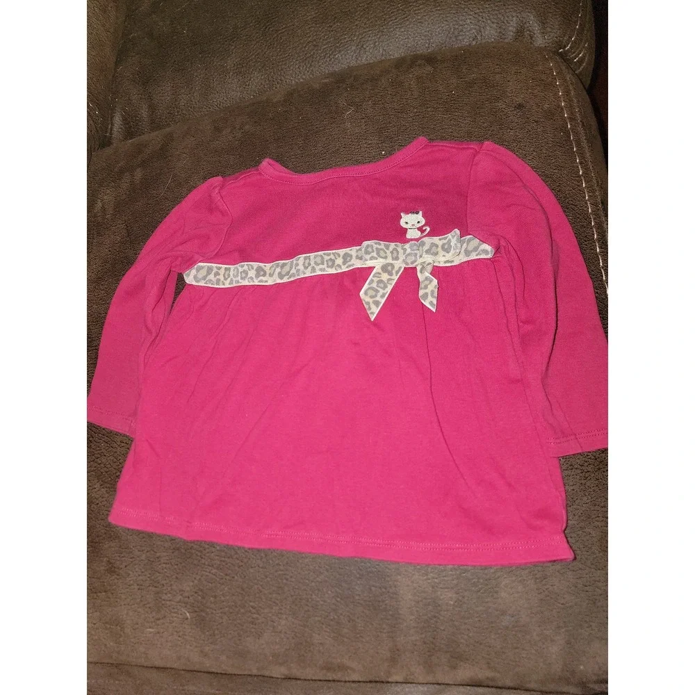 Gymboree layette line glamour kitty red cat top size 12 18 months